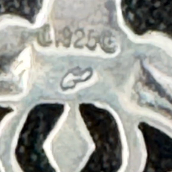 Carolyn Pollack Sterling Squash blossom Necklace vintage new - Picture 4 of 10